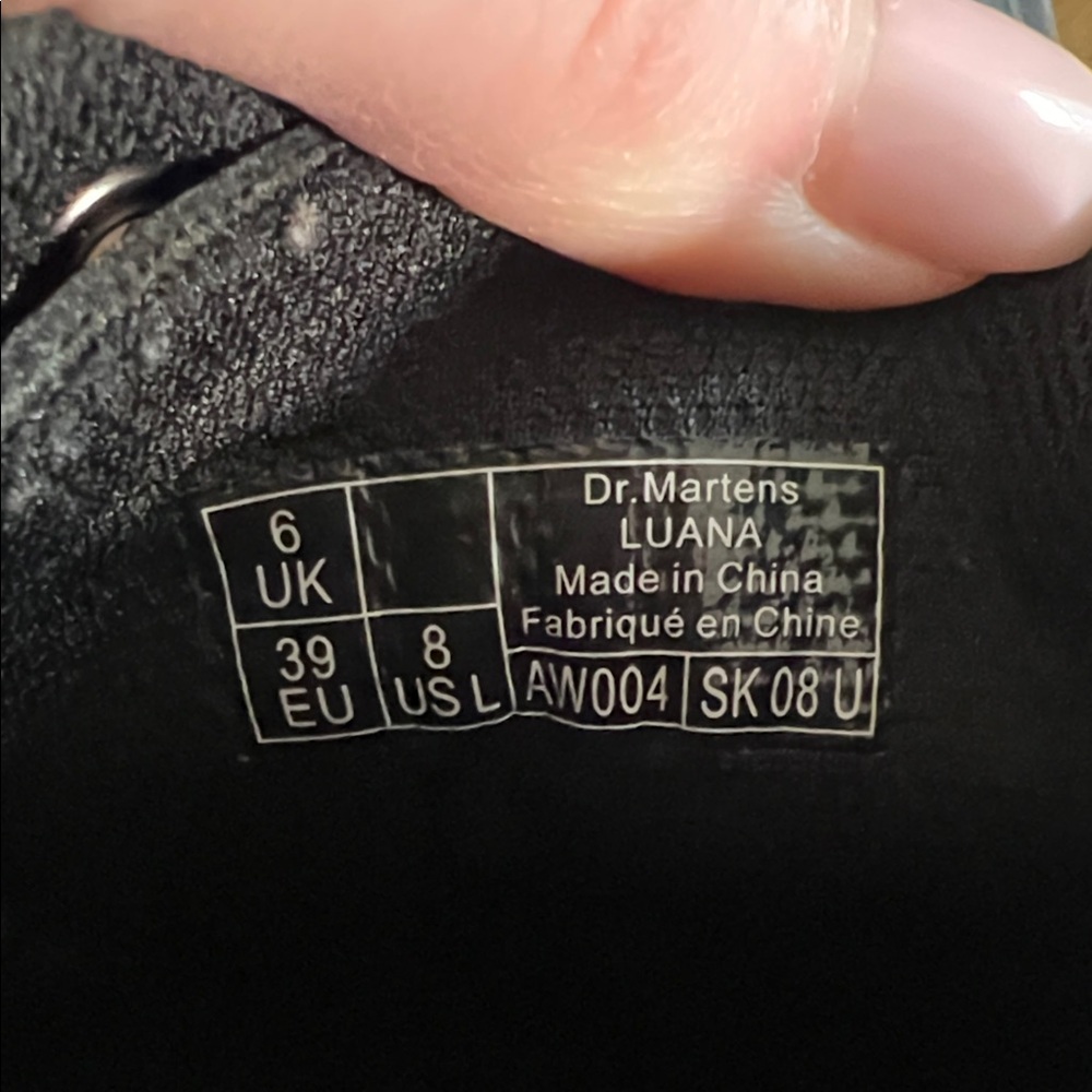 Dr. Martens Black Leather Ankle Boots - Picture 5 of 5
